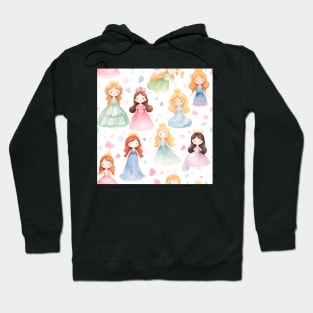 Princesses Pattern 24 Hoodie